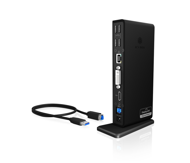 ICY BOX USB - USB, HDMI, RJ-45, DVI - 485725 - zdjęcie 5